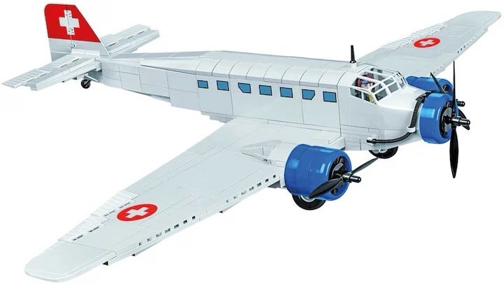 Cobi Jeux de construction: COBI Flugzeug Junkers Ju 52/3m Schweiz, 571 Teile, Art. 5711 – Neuf avec emballage d'origine à Wettingen par Chnoelleli 1