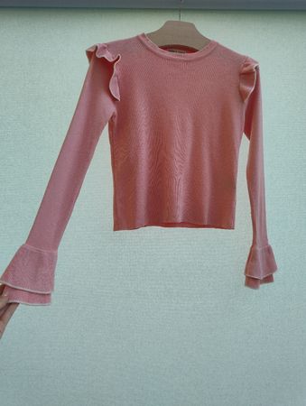 Süsser zartrosa Strick-Pullover von RedBerry Fashion, Gr. M
