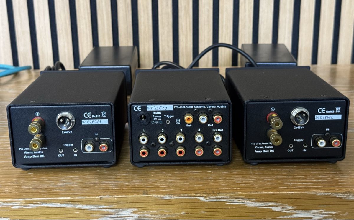 Pro-ject Amplificateurs: Pro-Ject Pre Box DS / Amp Box DS Mono – D'occasion à Ebertswil par audivero 5