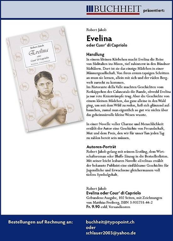Libri: Die herzige Geschichte der kleinen Evelina – Nuovo e nell'imballaggio originale da Unteraegeri venduto da schlauer2003