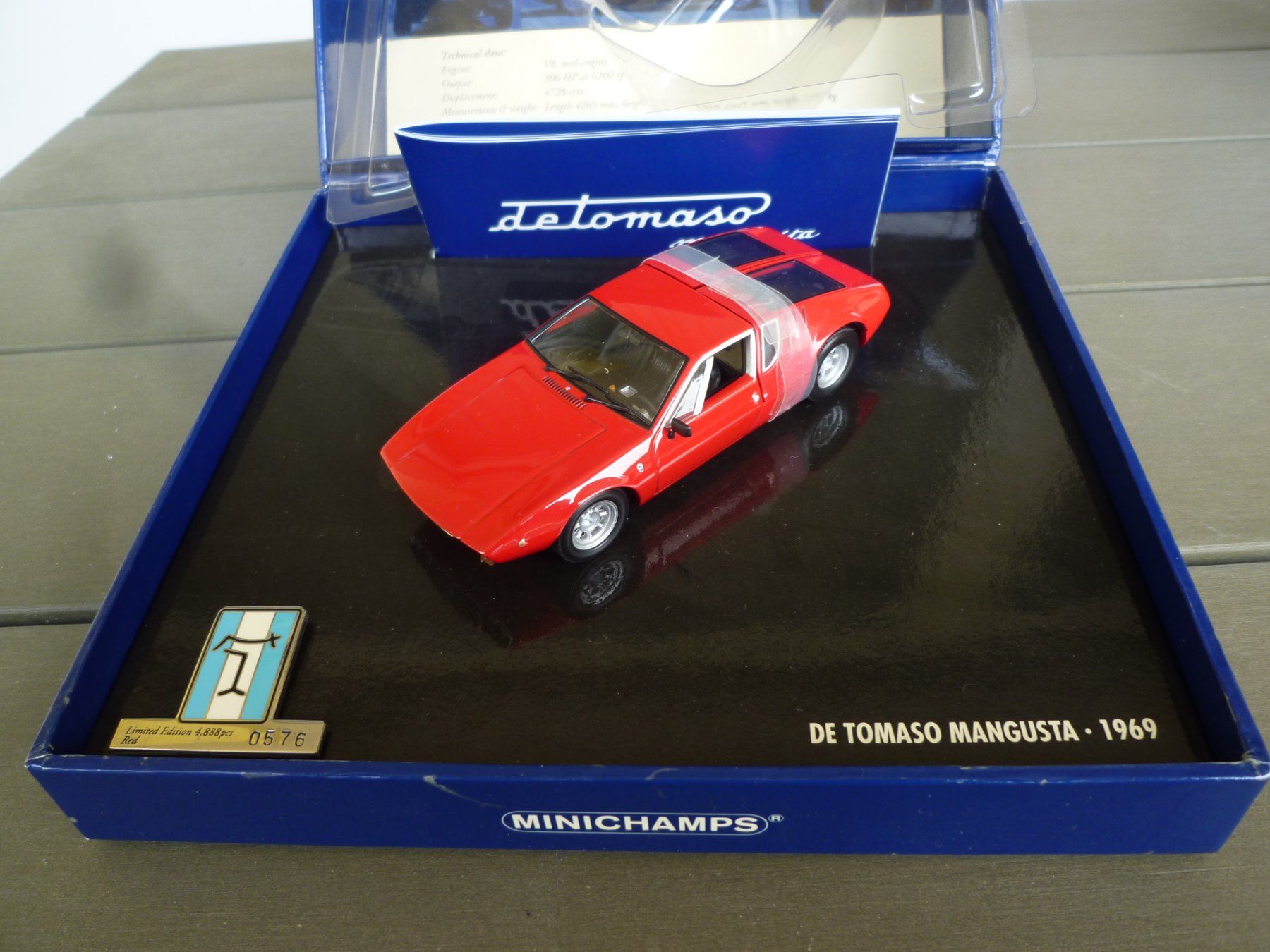 De Tomaso Modellini d'auto: De Tomaso Mangusta (1969) – Nuovo (secondo la descrizione) da Flawil venduto da Imperiosud 5