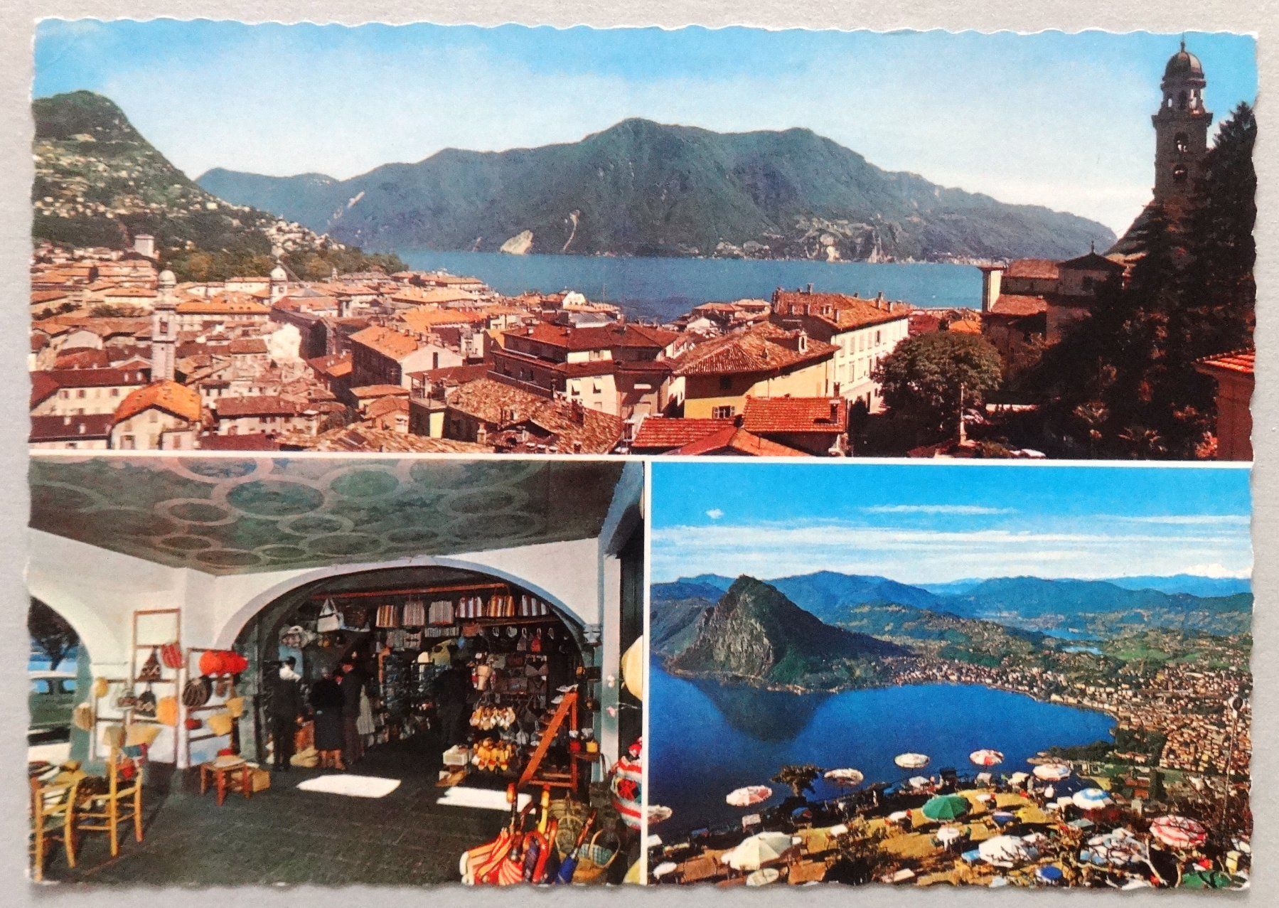 Ansichtskarten: Lago di Lugano – Gebraucht aus Fétigny von Billy2miny