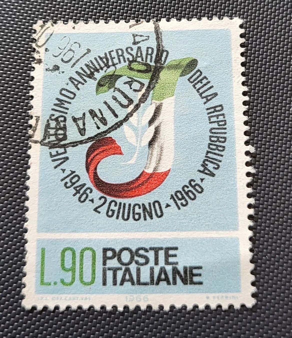 Tutti i francobolli: Italien 1966 briefmarke – Usato da St Gallen venduto da Stampsalshobby