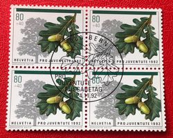 4 er Block Nr.J 326 mit Vollstempel  Bern