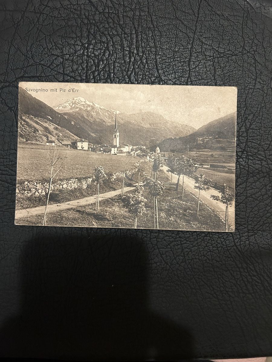 Cartoline postali: Sovognino mit Piz d’Err 1930 – Usato da Breganzona venduto da Milesbo