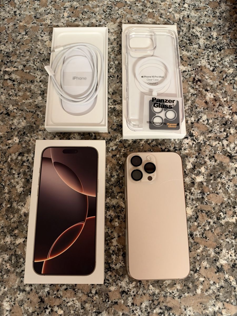 Apple Handys / Smartphones: IPhone 16 Pro Max Desert Titanium 1TB – Gebraucht aus Interlaken von neon15 1
