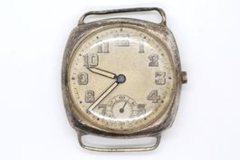 Kissenförmige Vintage Uhr 935 Silber