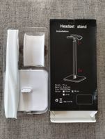support pour casque blanc