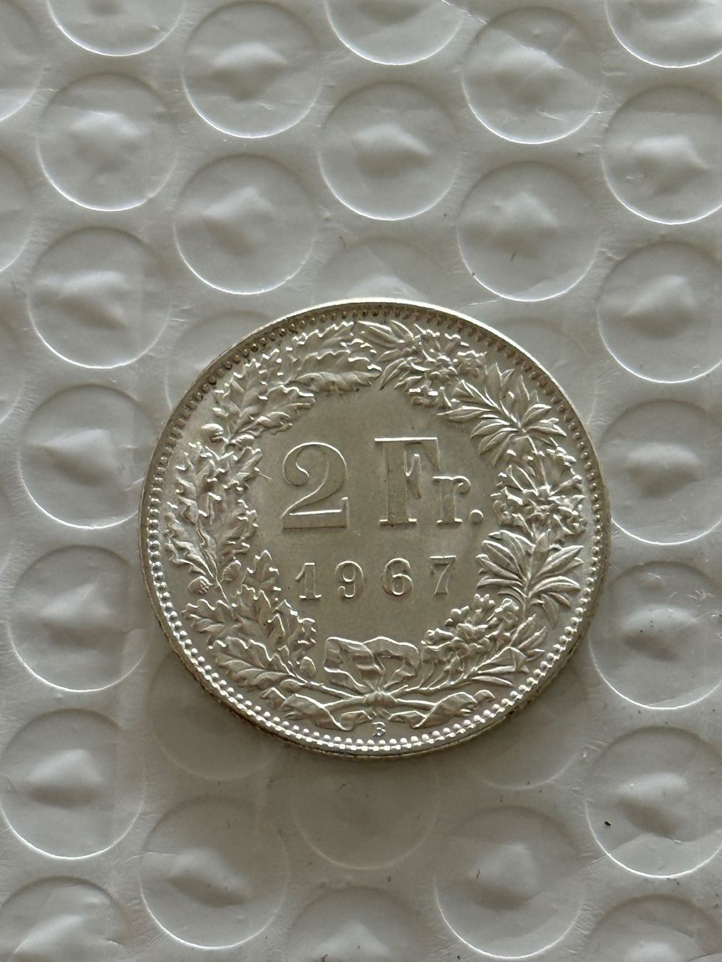 Tutti le monete: 2 Franken 1967  Unz/Stgl – Nuovo (secondo la descrizione) da Wallisellen venduto da SWISS_SILVER1