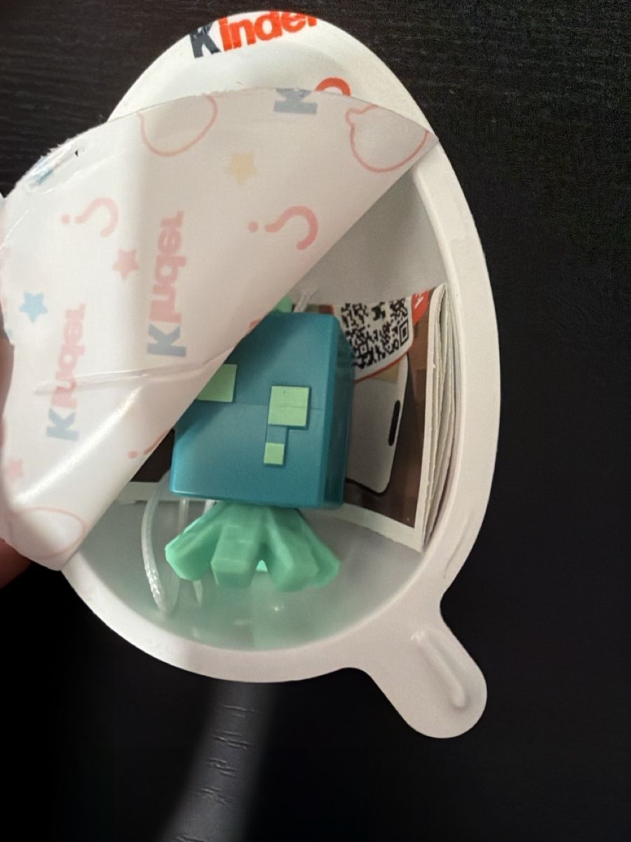 Statuette: Kinder Joy Minecraft Tintenfisch Figur – Nuovo (secondo la descrizione) da wynigen venduto da Birnenmus
