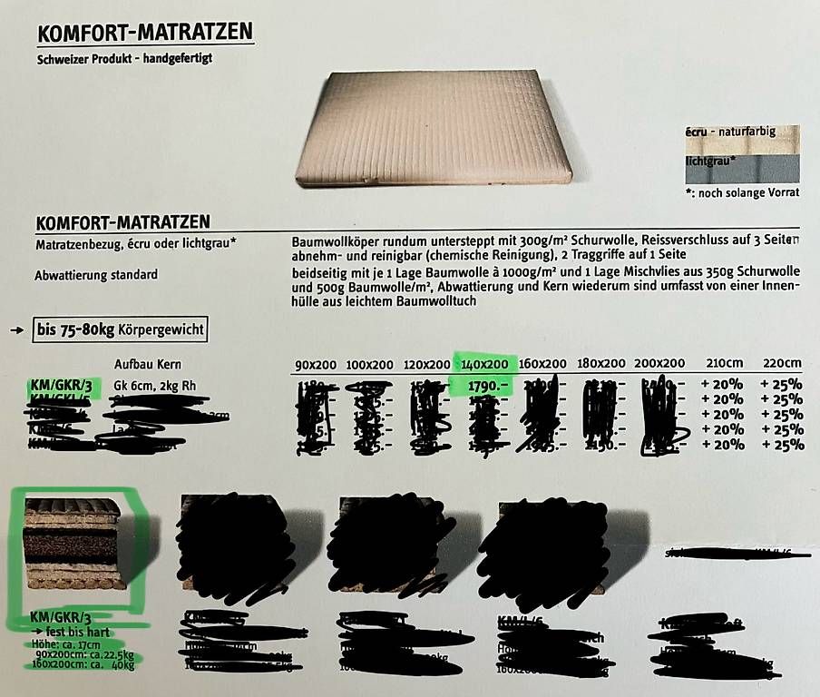 Materassi: Hochwertige Schweizer Matratze von Formplus – Usato da Bern venduto da mum_pv57 4