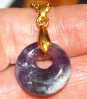 Halskette L-8274 – Amethyst ca.18x18mm