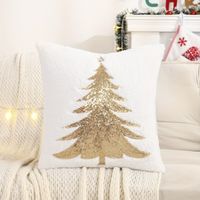 2x Kissenbezug Weihnachten gold NEU