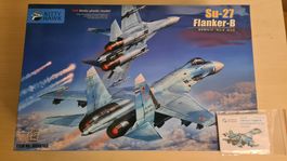 1:48 Su-27 Flanker-B - KH80163 Kitty Hawk + 3D Cockpit decal