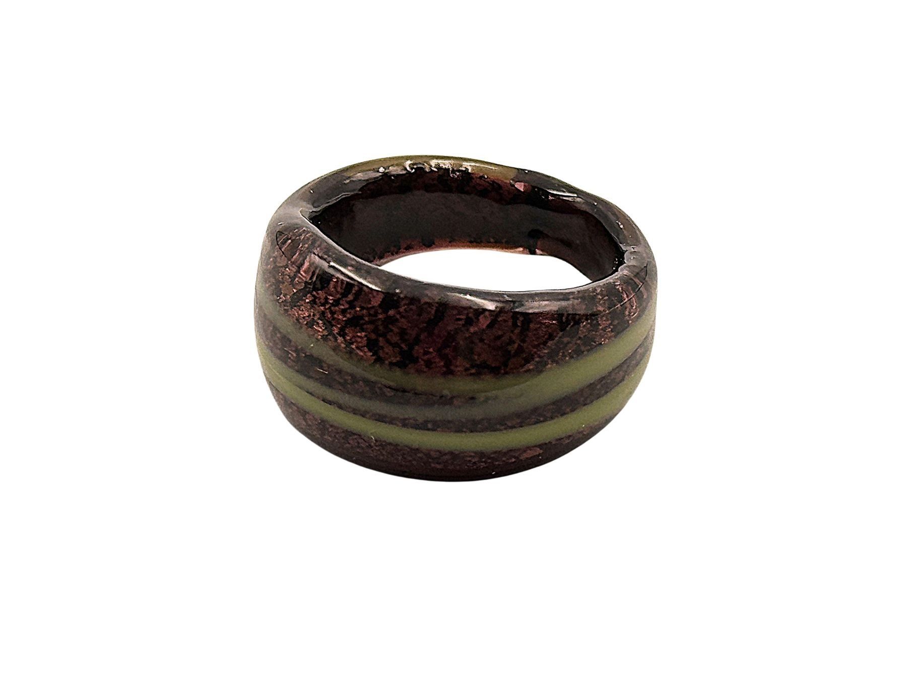 Murano Anelli: Ring Murano Glas G 54 Breite 12mm – Nuovo e nell'imballaggio originale da Oberkulm venduto da Murano-Schmuck 1