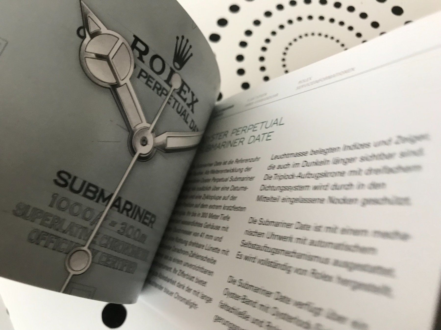 Rolex Documenti: ROLEX SUBMARINER OPERATING INSTRUCTIONS - DE 2019 !!! – Usato da Epalinges venduto da dream-watch 2
