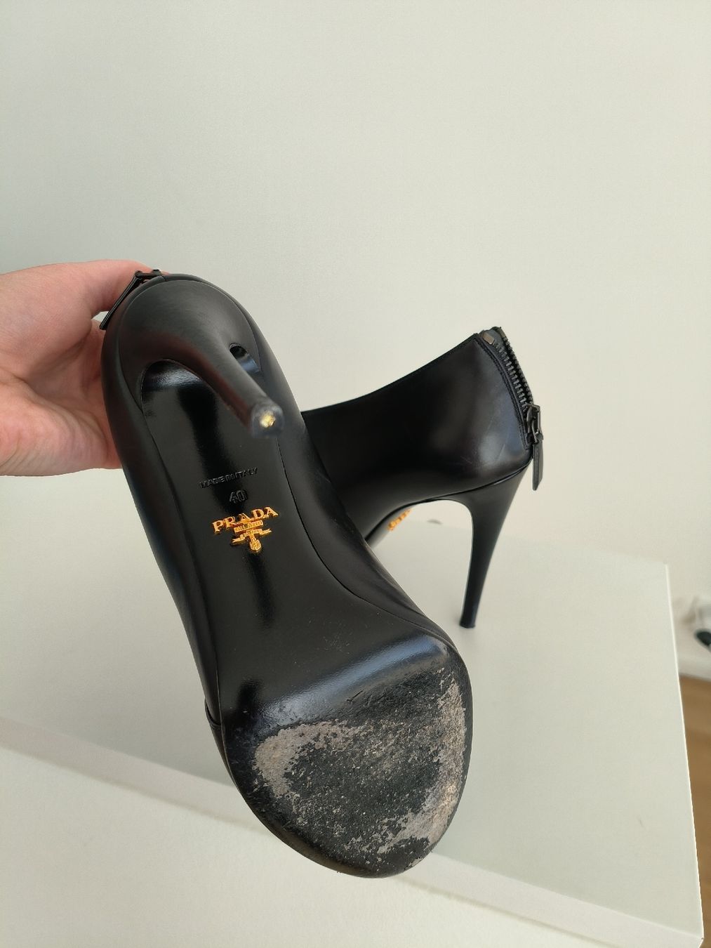 Prada Scarpe da donna: Prada Leder Stilettos Heels – Usato da Küsnacht ZH venduto da Helenassecondhand 4
