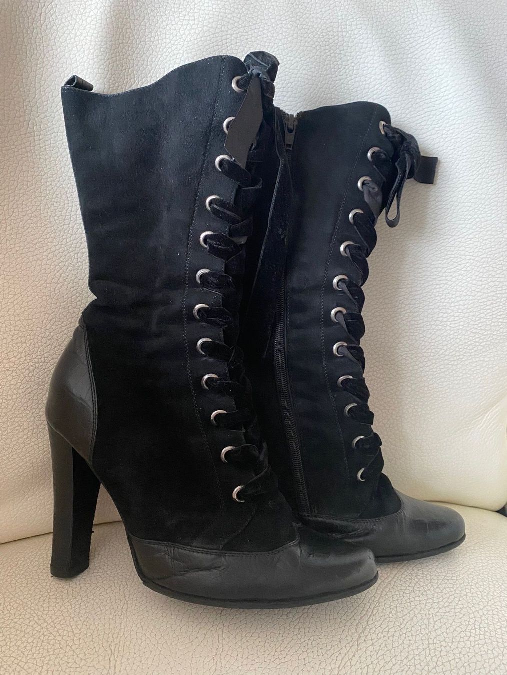Scarpe da donna: Suede high heel boots – Usato da Zürich venduto da Yuece 4