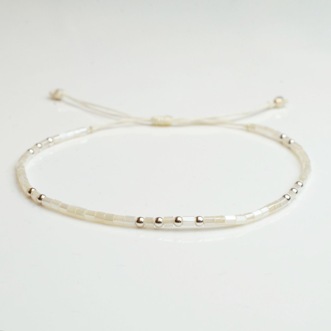Bracciali & Braccialetti: Armband Glasperlen & Silber 925(B011) – Nuovo e nell'imballaggio originale da Effretikon venduto da Joiarte