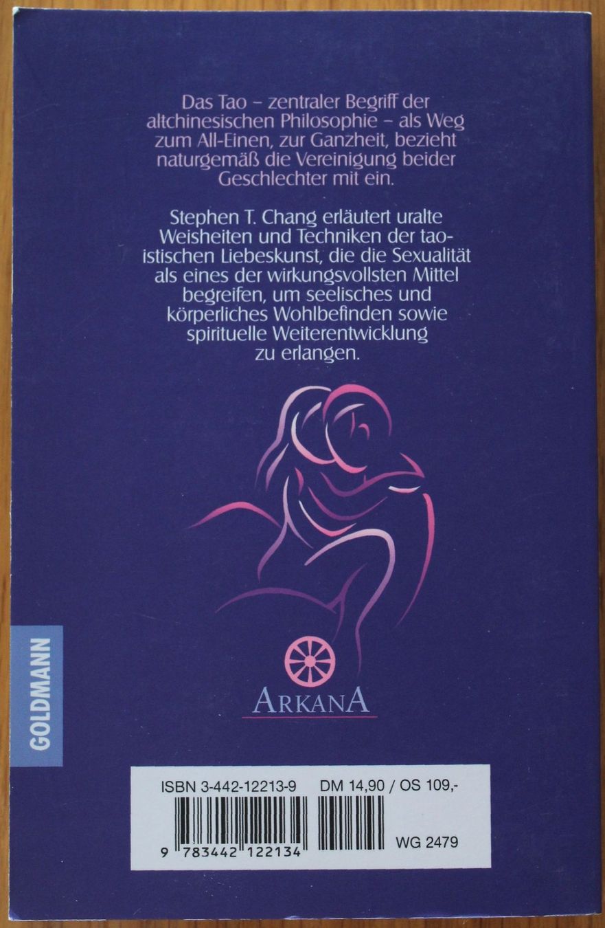 Livres: Chang: Das Tao der Sexualität – Neuf (Voir description) à Steinhausen par hschaefer 2