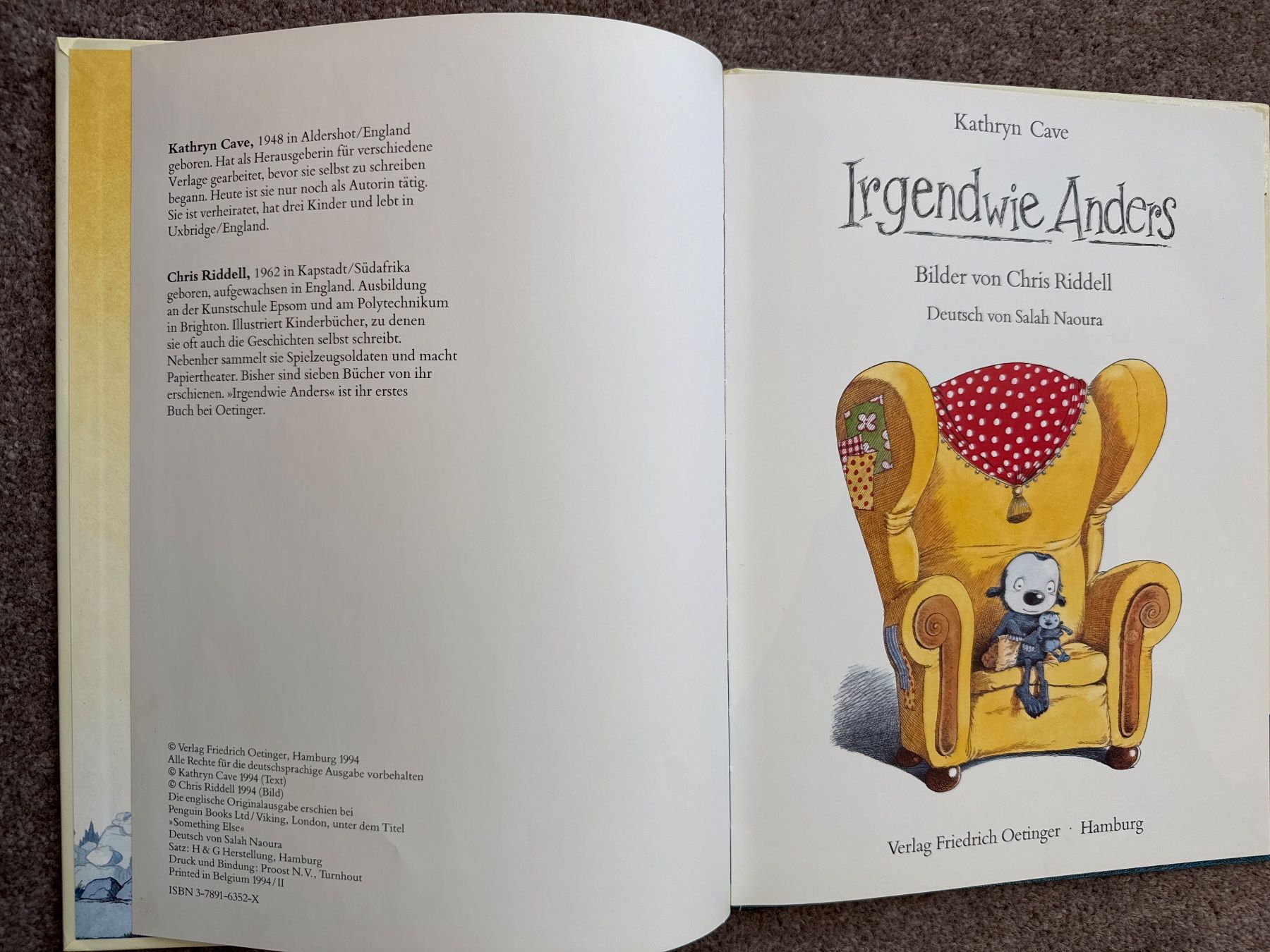Libri: Irgendwie Anders - Kathryn Cave – Nuovo (secondo la descrizione) da Aarau venduto da Kilauea 1