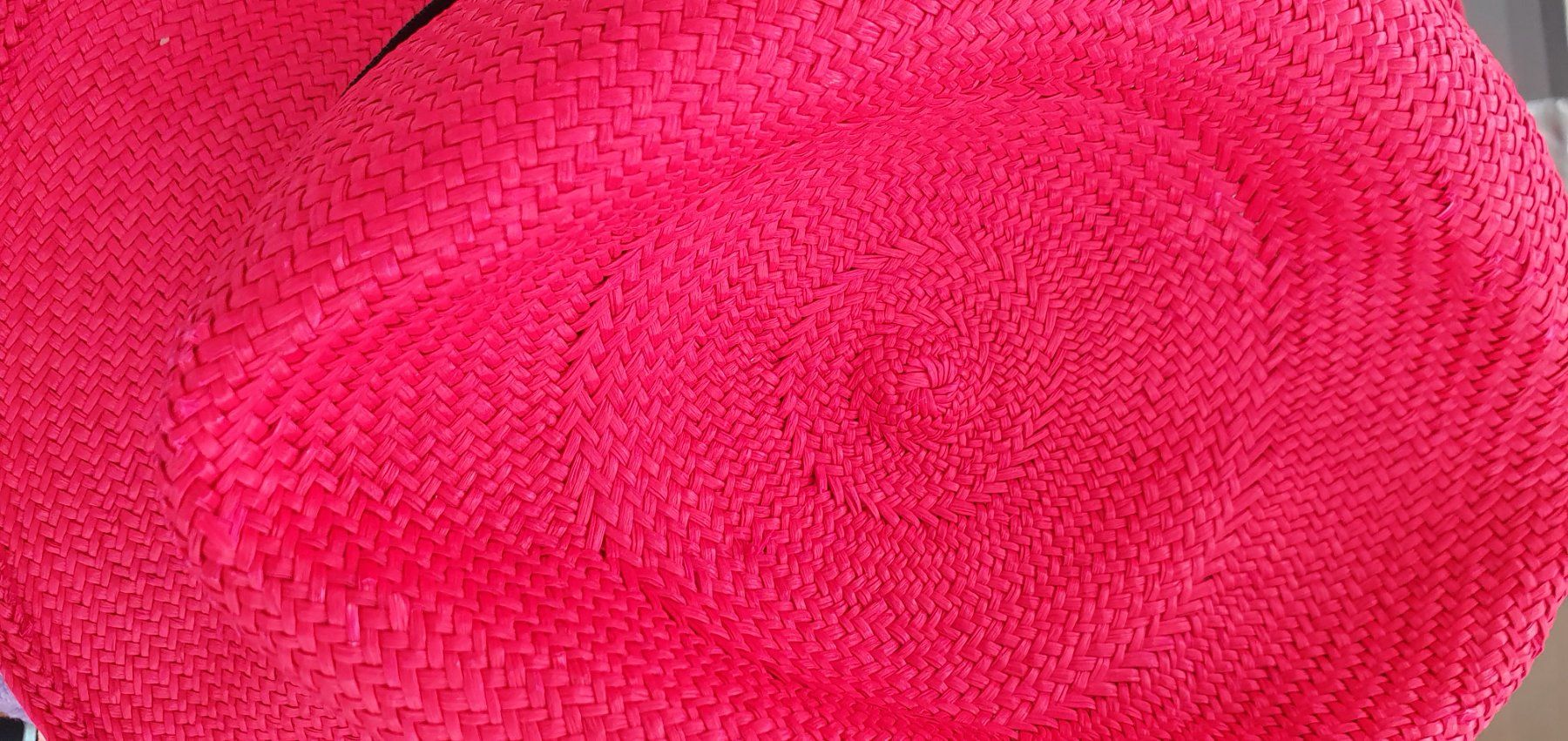 Copricapi, berretti & cappellini: Original Panama Hut rot/schwarz Gr. M – Usato da Stansstad venduto da InStyle8 9