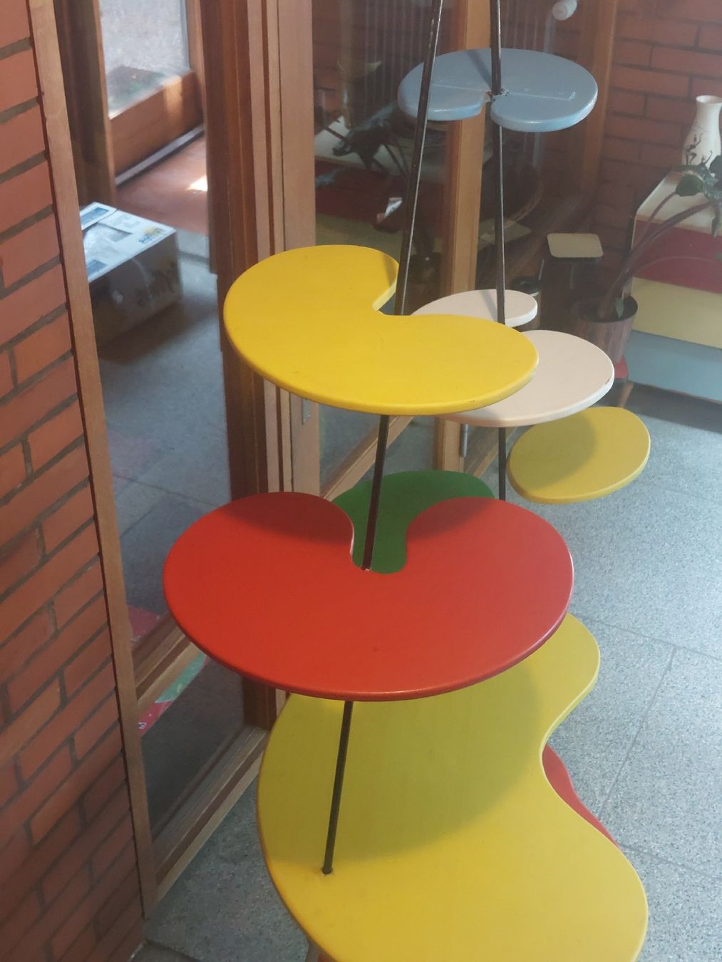 Scaffali: Etagère vintage modulable 60s atomic amoeba kidney – Usato da Lengnau BE venduto da Madame-Minouche 3