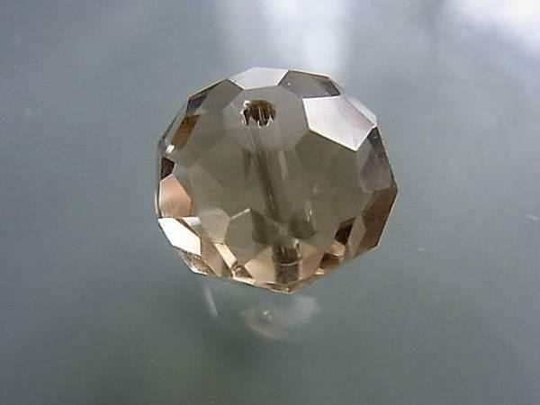 Perle (finte): 5 Rondellen Glas  champagner 12mm – Nuovo (secondo la descrizione) da Alpnachstad venduto da perlengaby