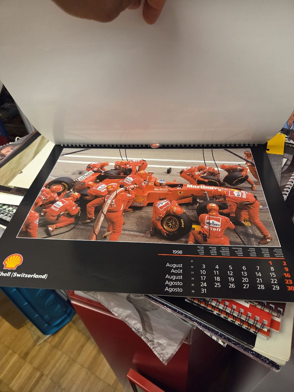 Ferrari Calendriers: Shell Ferrari Kalender 1998 – D'occasion à Wetzikon ZH par AmacherM 8