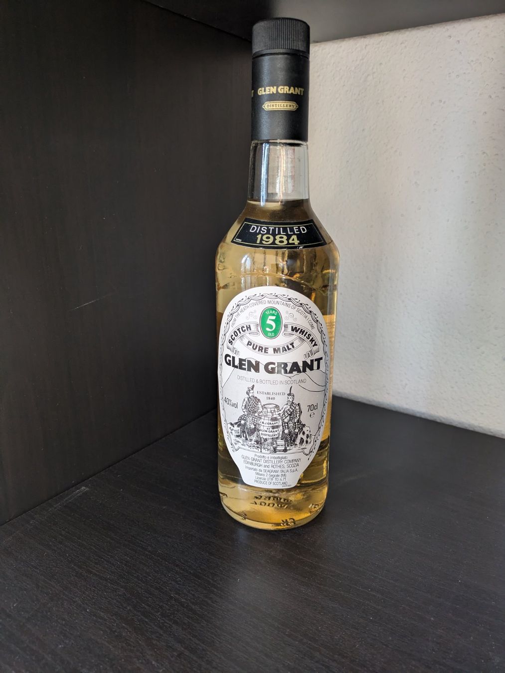 Glen Grant Bevande alcoliche: Glen Grant 1984 Whisky 70 cl – Nuovo (secondo la descrizione) da Zürich venduto da Vintage_Spirits_Shop