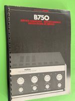 ReVox B 750 Serviceanleitung D, E, F