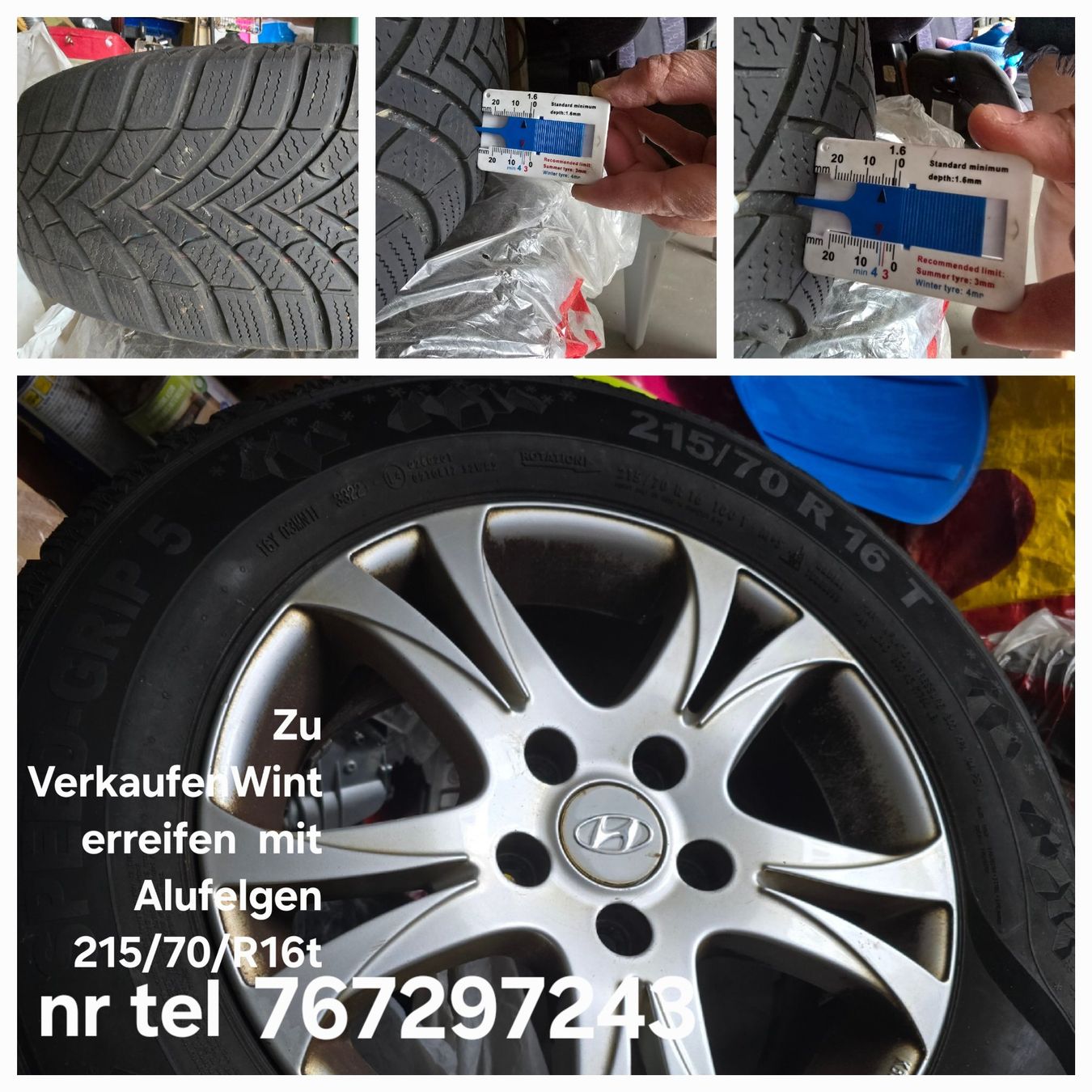 Hyundai Cerchioni: Kompletträder – Usato da Lütisburg venduto da snehulienka88 3