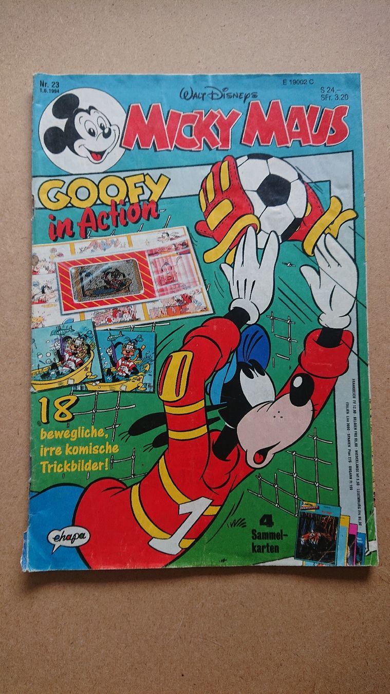 Fumetti: Micky Maus Heft Nr. 23 von 1994 mit karte – Usato da Chur venduto da FreakofRarity