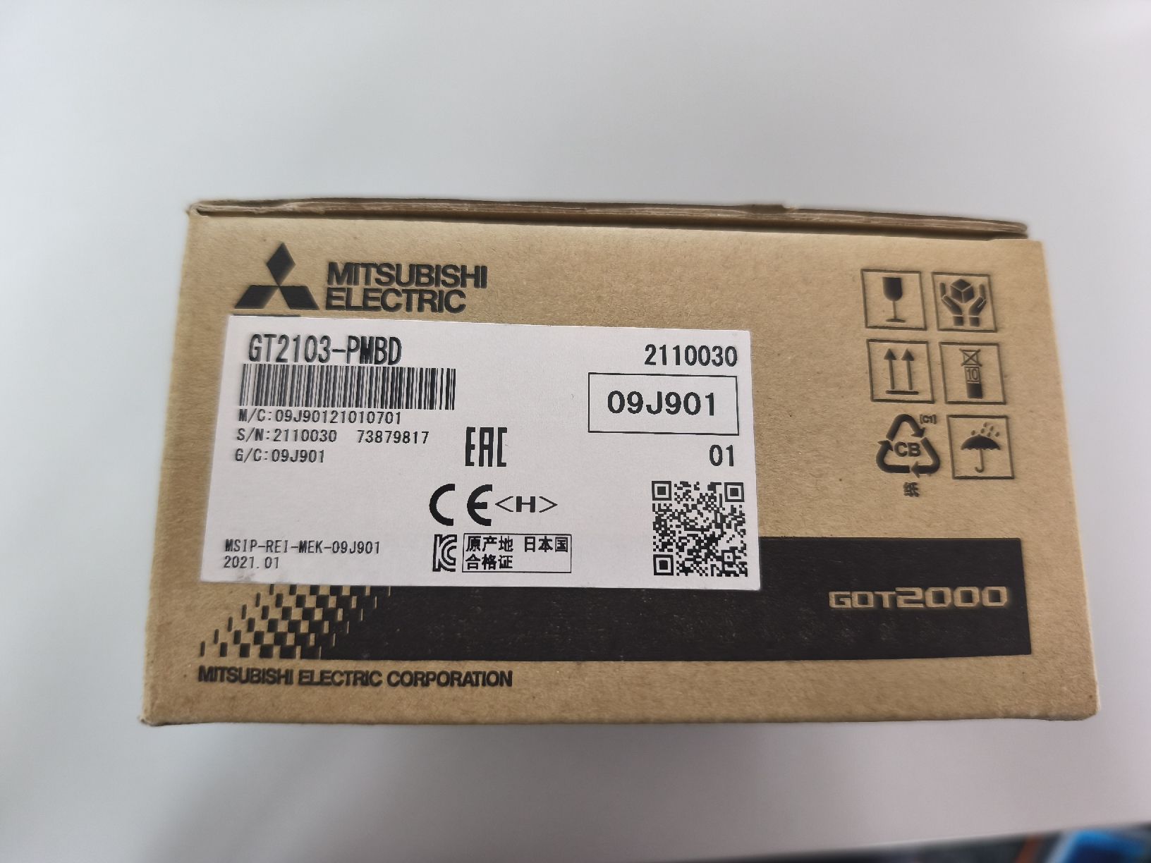 Mitsubishi Componenti elettronici: HMI Mitsubishi GT2103-PMBD – Nuovo e nell'imballaggio originale da Fontaines NE venduto da Onibaku 1