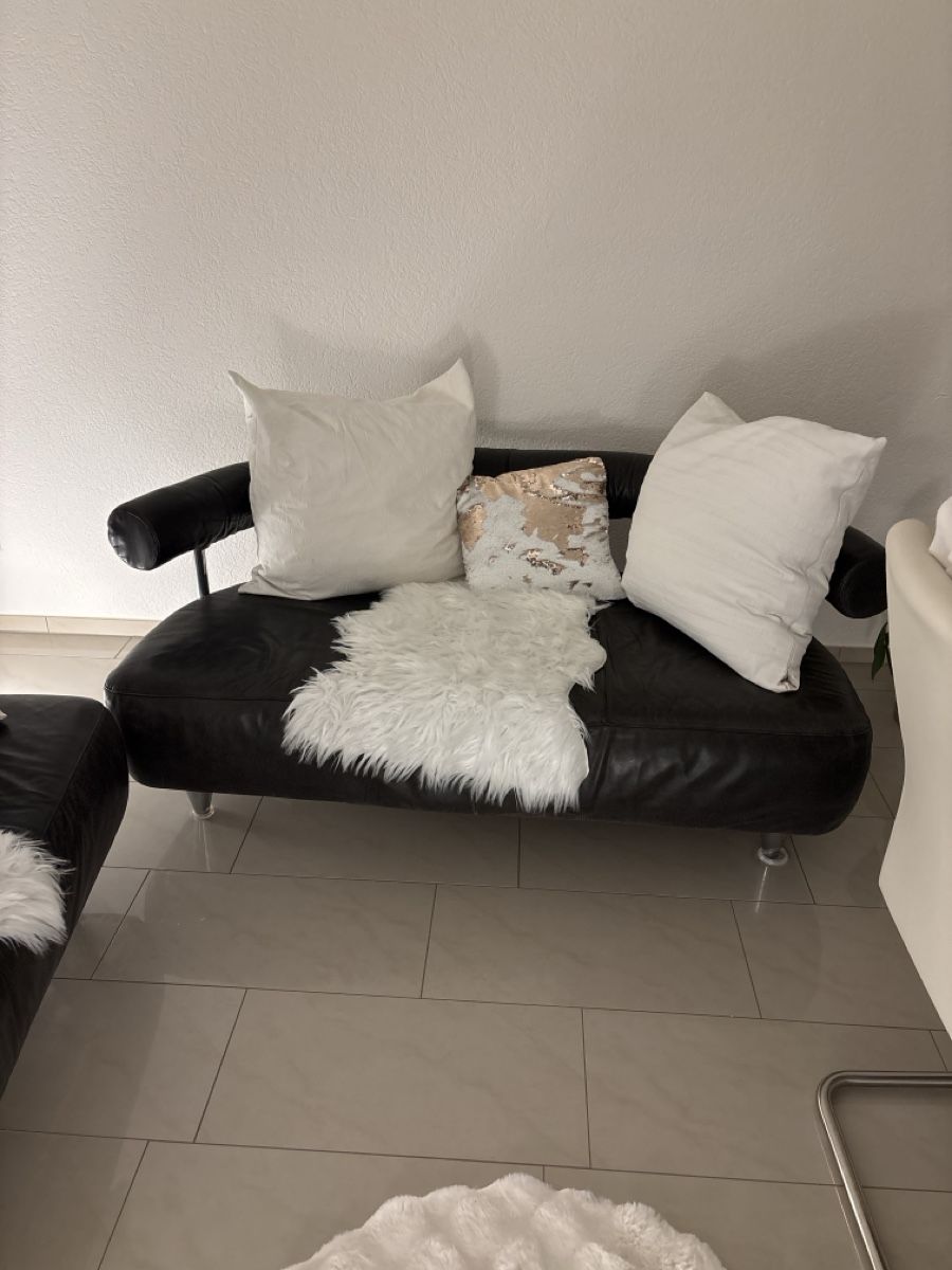 Sofas: Sofa Echtleder – D'occasion à Flawil par rem_zws9 1