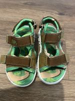 Sandali estivi Stups nr 24 dinosauro verde marrone ragazzo