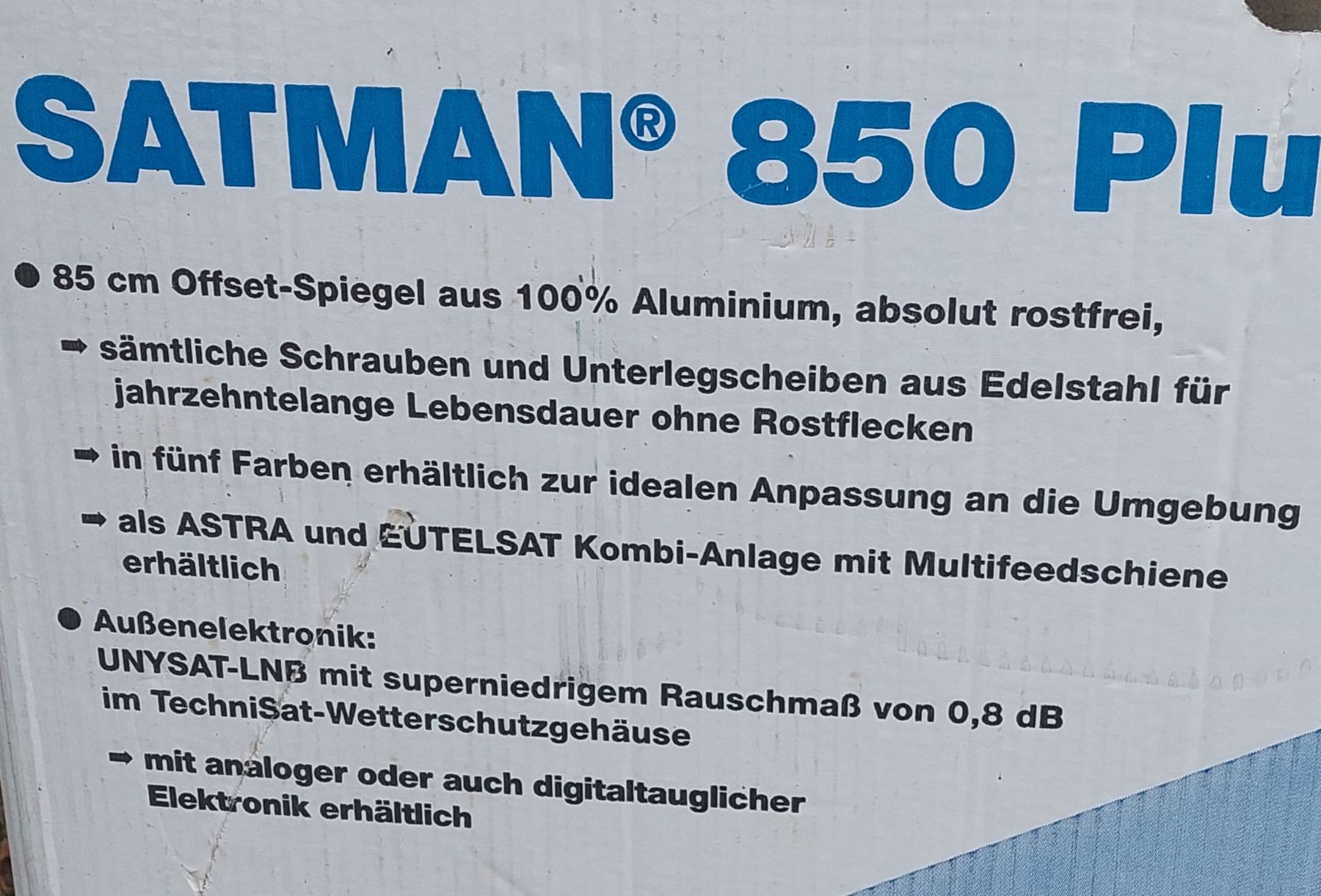 Antenne parabolique: Beheizbare Sat-Schüssel – Neuf (Voir description) à Bauma par rtvstr 2