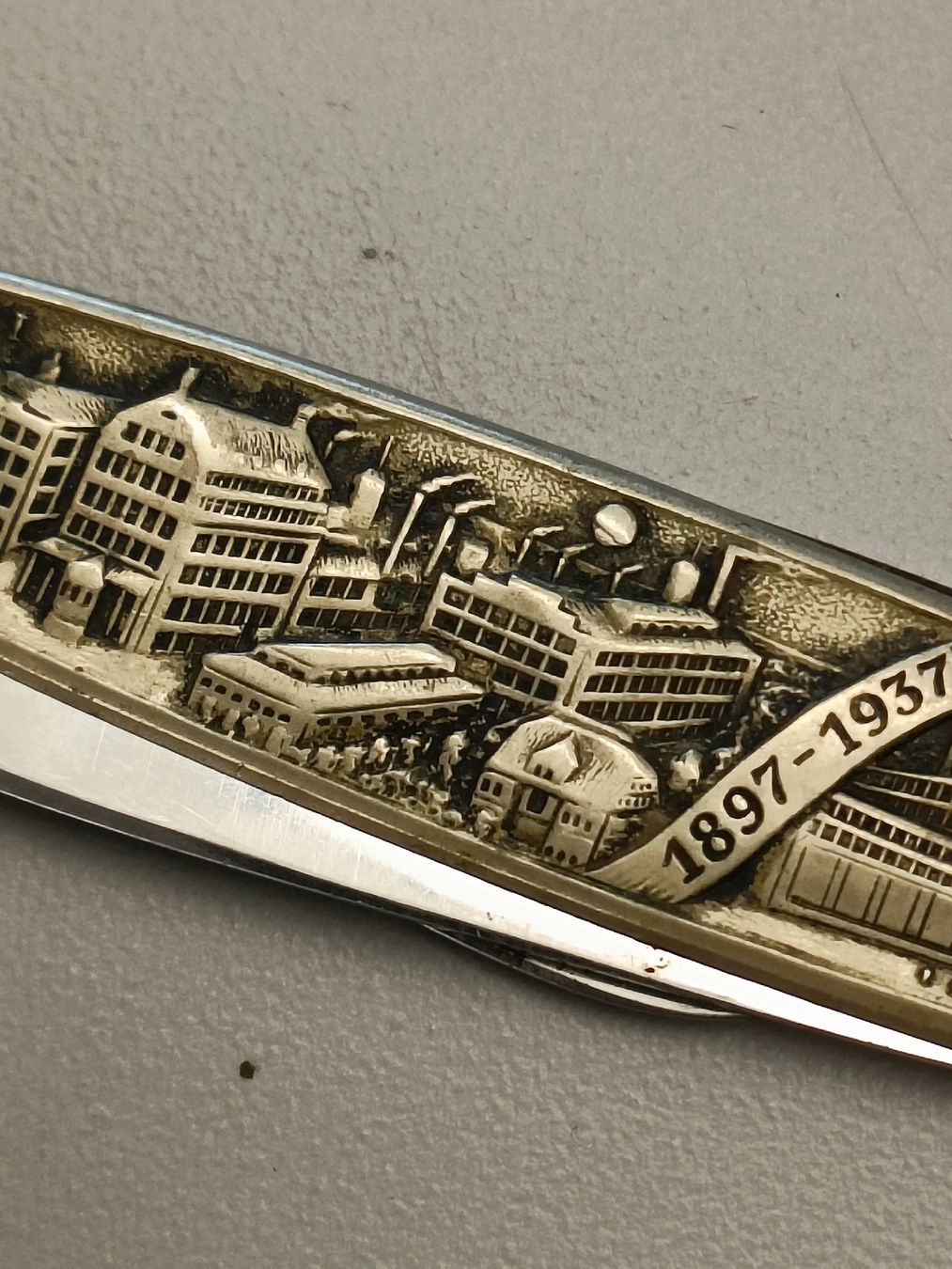 Solingen Coltelli tascabile: Sackmesser Solingen / Walther Werke Grimma 1897 - 1937 – Usato da Brugg AG venduto da Ente015 4