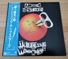 ANGELIC UPSTARTS: Teenage warning LP UK Punk Japan Press rar
