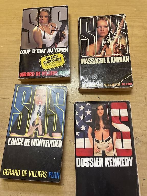 Libri: SAS - 4 tomes (titres dans description) – Usato da Neuchâtel venduto da Idea_plus
