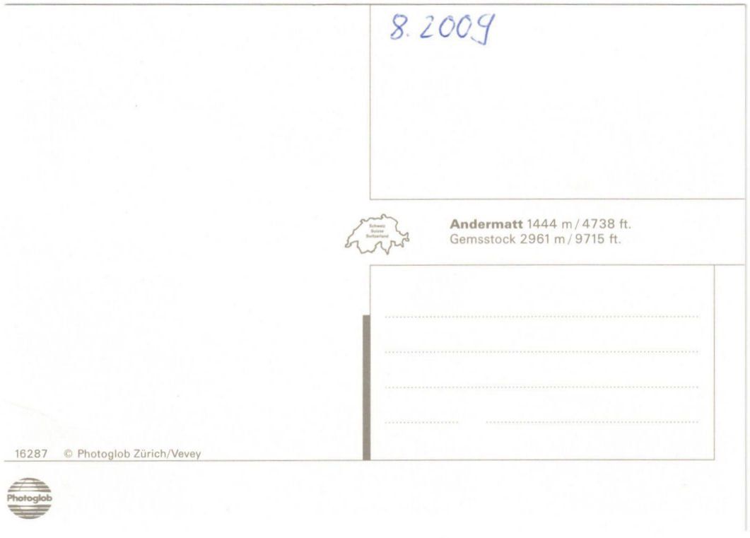 Cartes postales: Andermatt - 6 Bild AK Gemstock – D'occasion à Binningen par Mountainrider 1