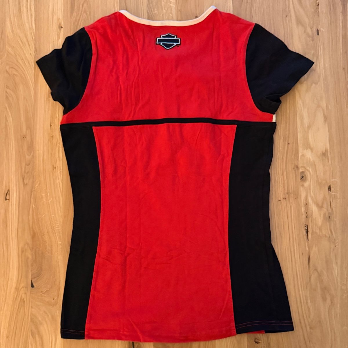 Harley-Davidson T-shirt: Harley-Davidson Shirt, Rot/Schwarz, – Usato da Embrach venduto da Schnufi66 1