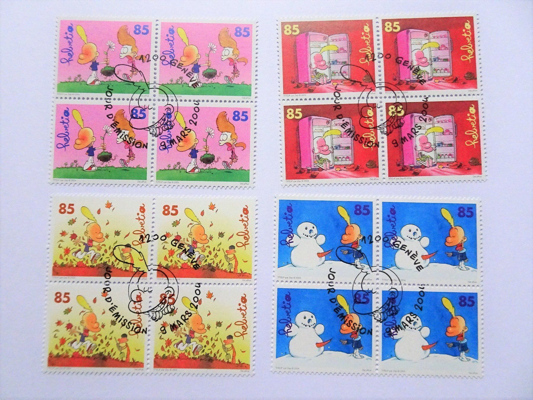 Tous les timbres: 2004 – Neuf (Voir description) à Aadorf par Chnorli-Furz