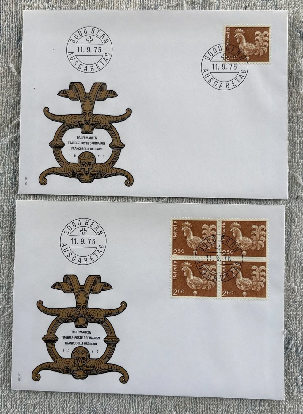 Alle Briefmarken: LOT FDC PTT – Gebraucht aus Ostermundigen von wini63