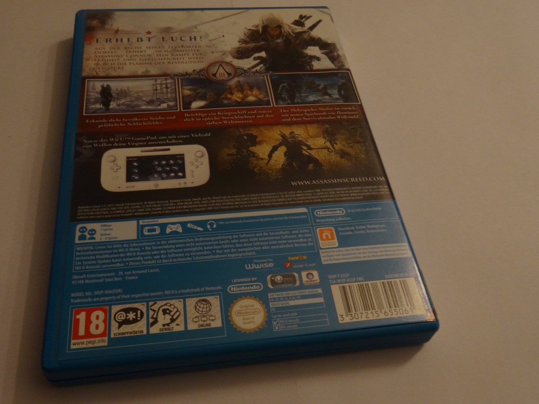 Nintendo Spiele: Assassin's Creed III 3 WIIU – Gebraucht aus Olten von Disc-Ausverkauf 2