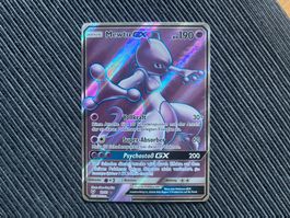 Pokemon Mewtu GX Fullart Schimmernde Legenden near Mint