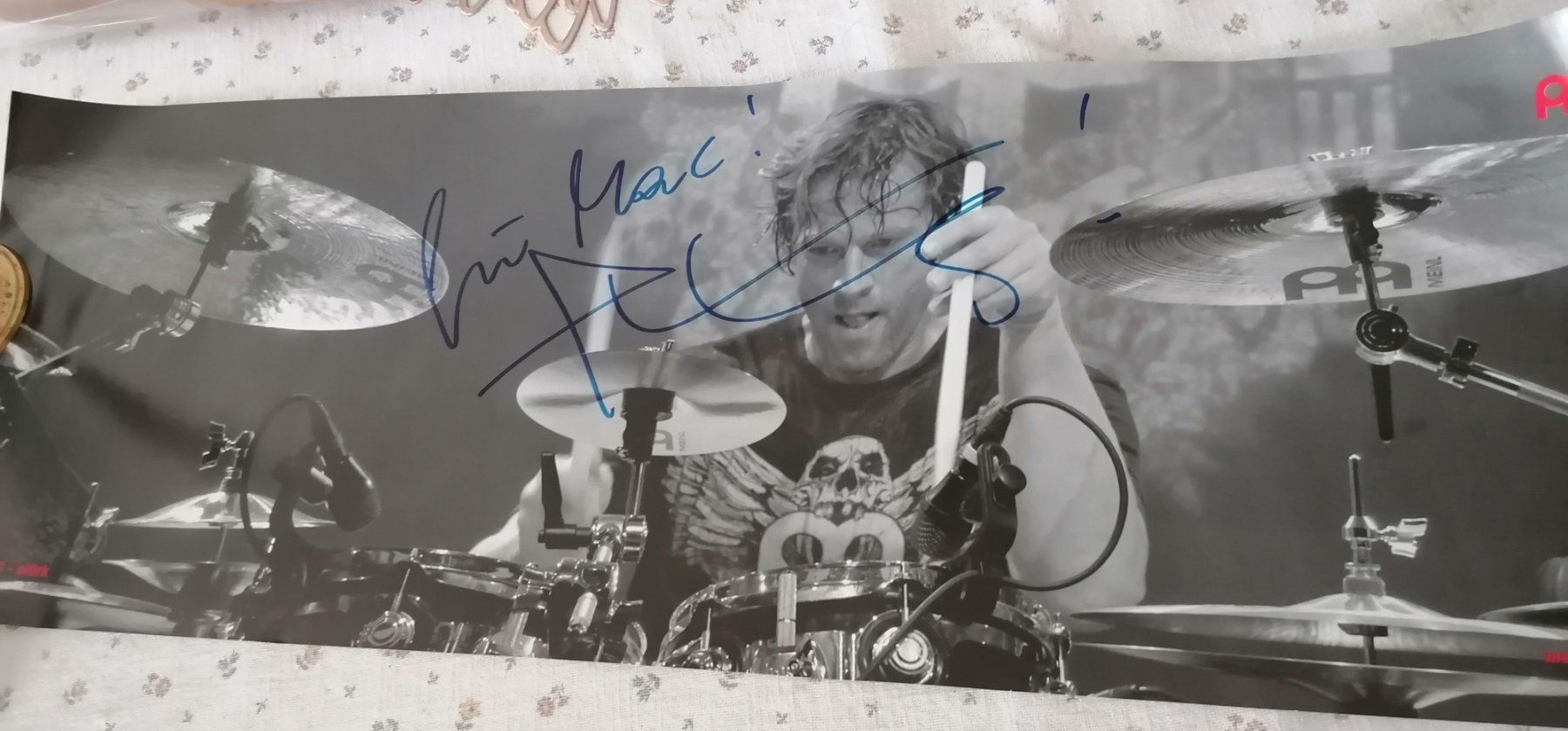 Autografi: Thomas Lang - Poster mit Autogramm - Drummer – Nuovo (secondo la descrizione) da Oberurnen venduto da mackrokodile