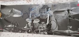 Thomas Lang - Poster mit Autogramm - Drummer