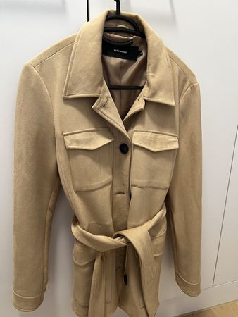 VERO MODA Kurzmantel Wildleder