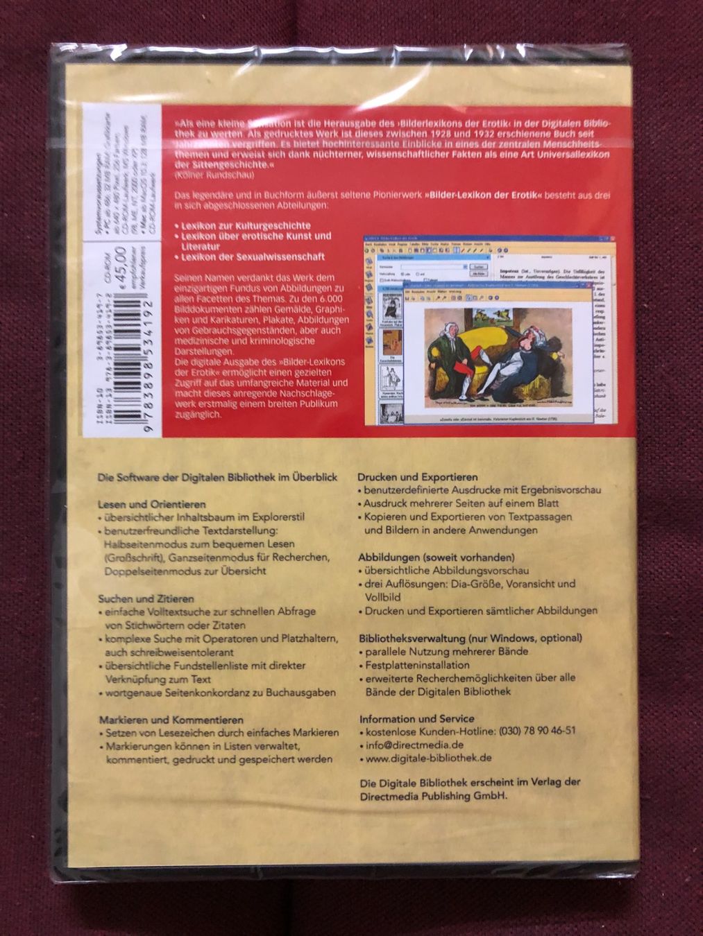 Tutti i DVDs: Bilderlexikon der Erotik - DVD-ROM - originalverpackt – Nuovo e nell'imballaggio originale da Niederhasli venduto da thozam 1